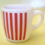 �w�[�[���A�g���X �X�g���C�v ���b�h �}�O(Hazel Atlas Stripe Red Mug)�ڍ׉摜1